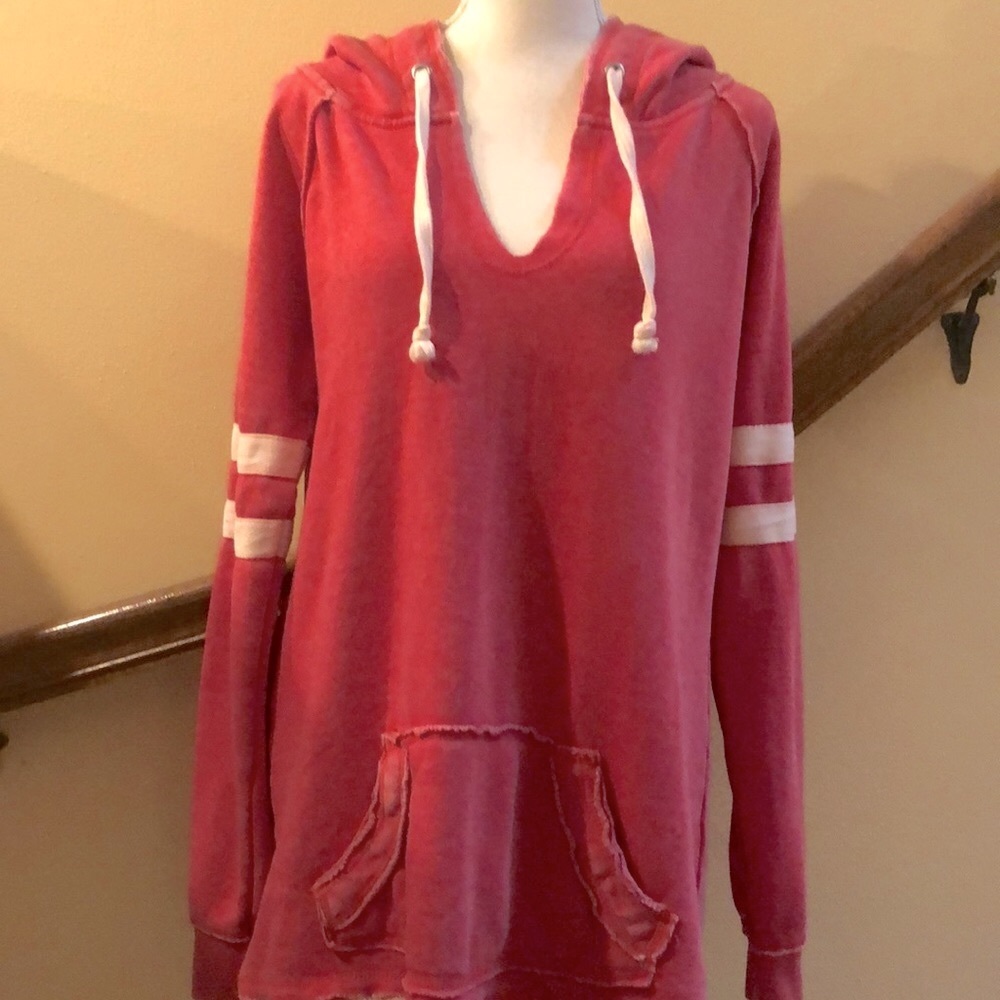 Ocean Drive Oversized Distressed Hoodie